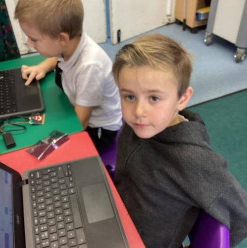 Explorers had a super time being the first class to explore coding our new microbits!