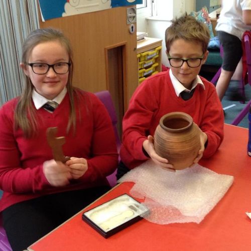 Thanks to Hampshire History center for the loan of Saxon Artifacts